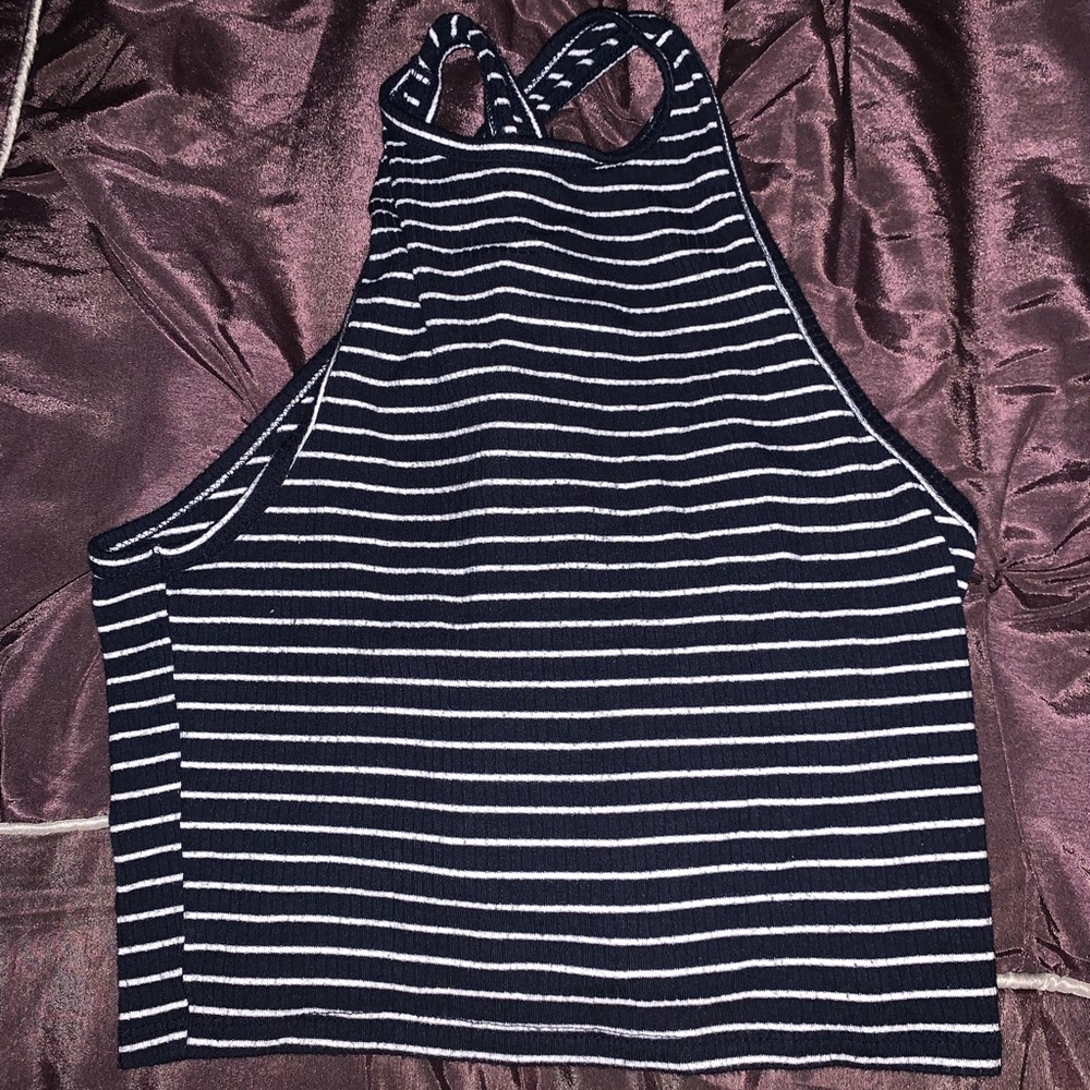 Hollister Women’s Striped Halter Top